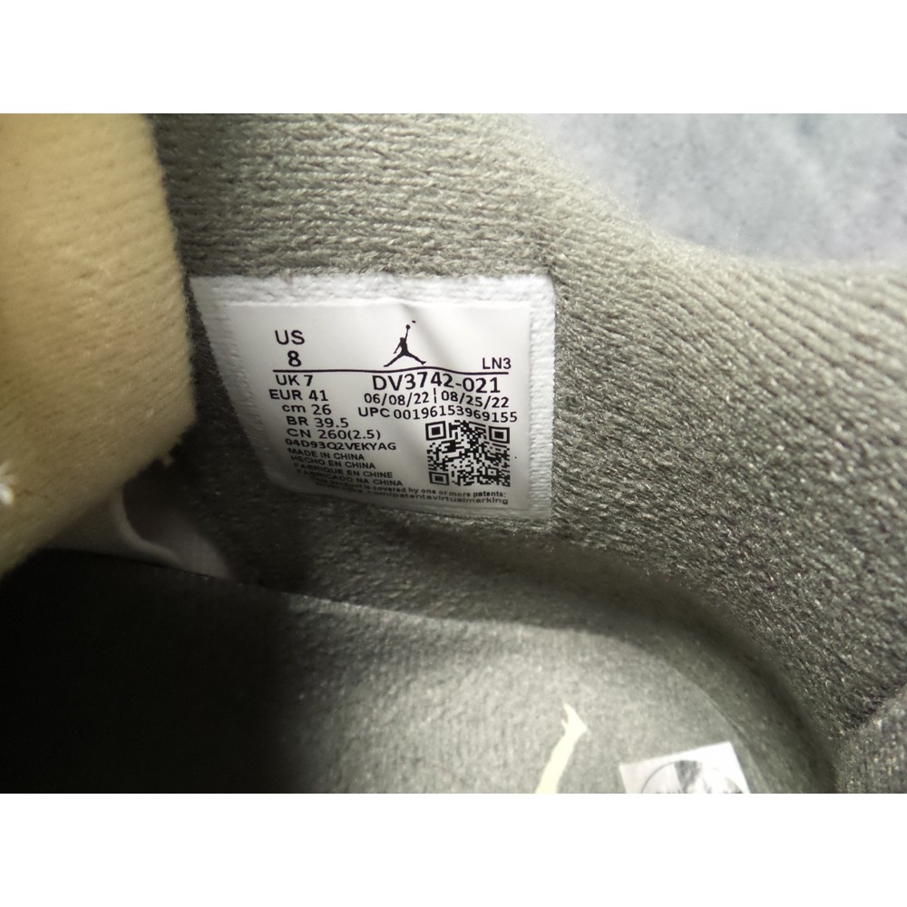 Nike Air Jordan 4 Retro SE Shoes Mens Size 8 Gray Craft Photon Dust DV3742-021 - Picture 12 of 13
